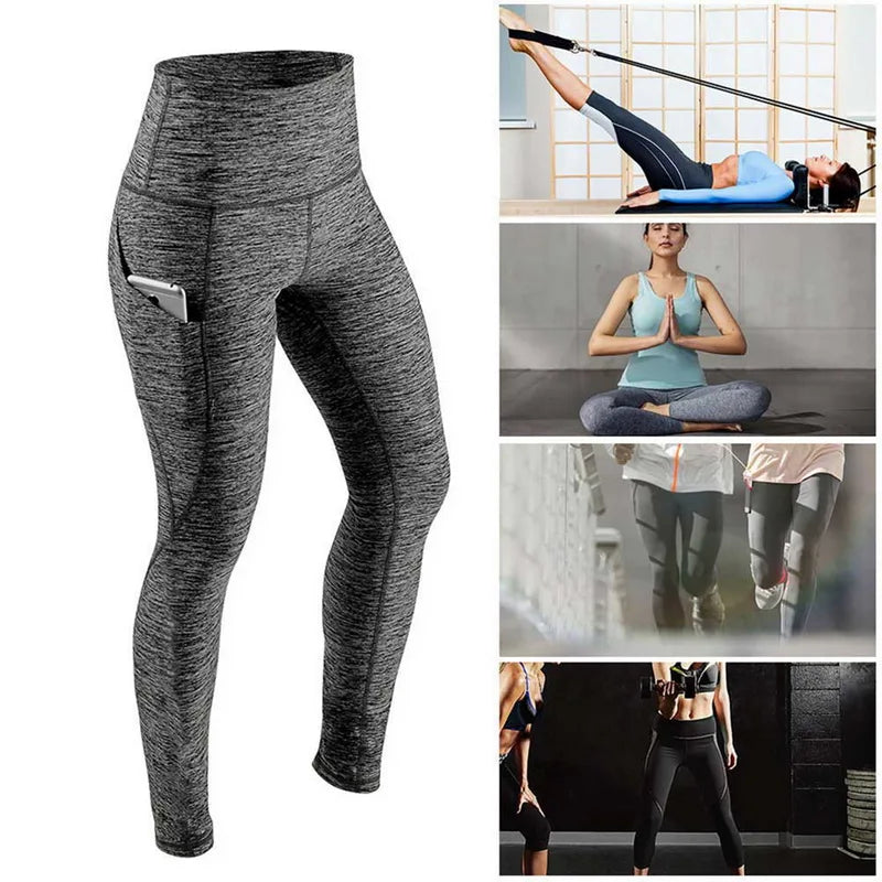 High Waist Elastic Workout Women Leggings