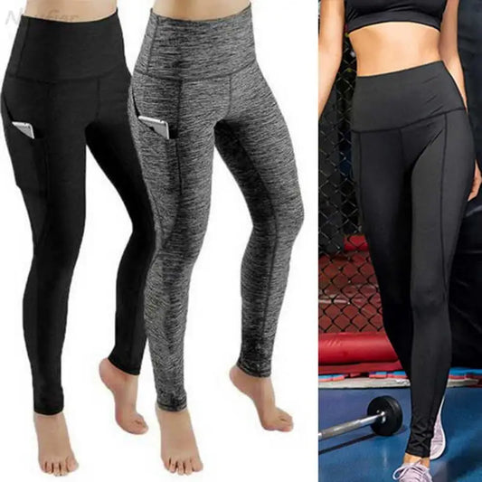 High Waist Elastic Workout Women Leggings