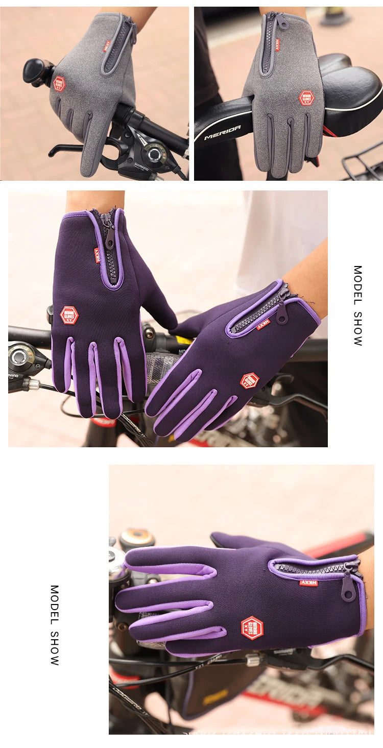 Ultimate Winter Cycling Gloves with Touchscreen Technology for Men and Women - Perfect for Outdoor Adventures!