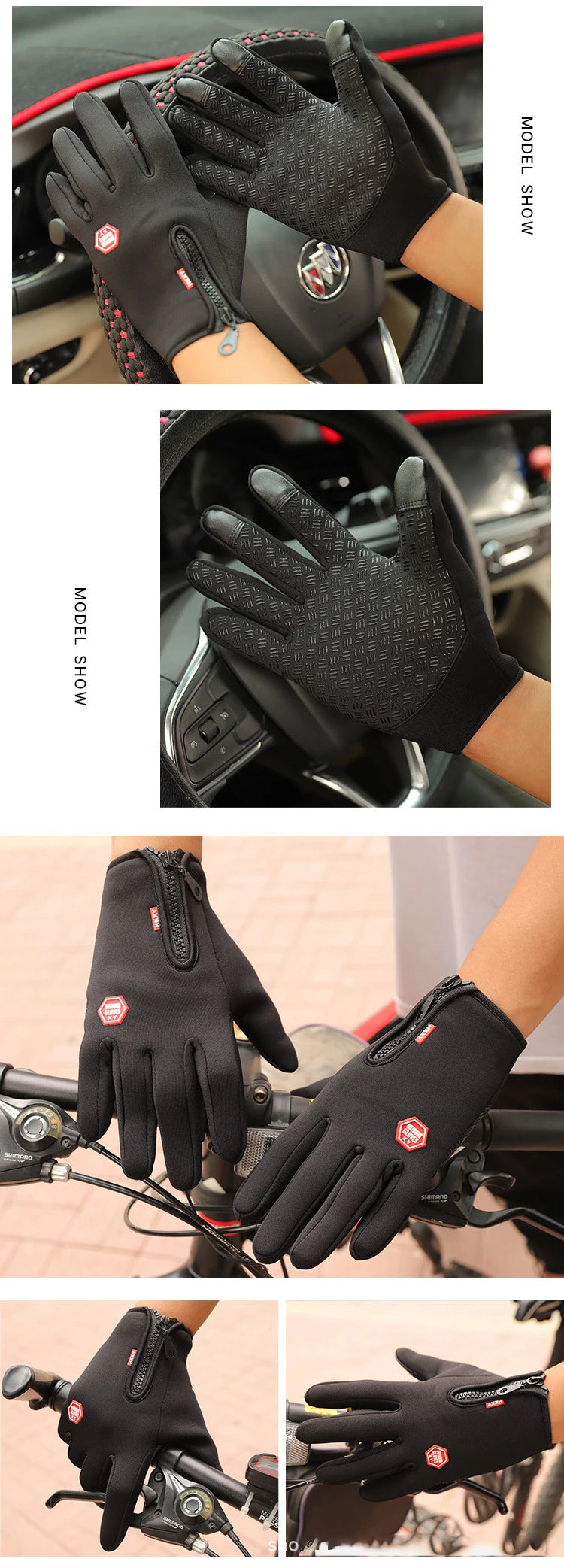 Ultimate Winter Cycling Gloves with Touchscreen Technology for Men and Women - Perfect for Outdoor Adventures!