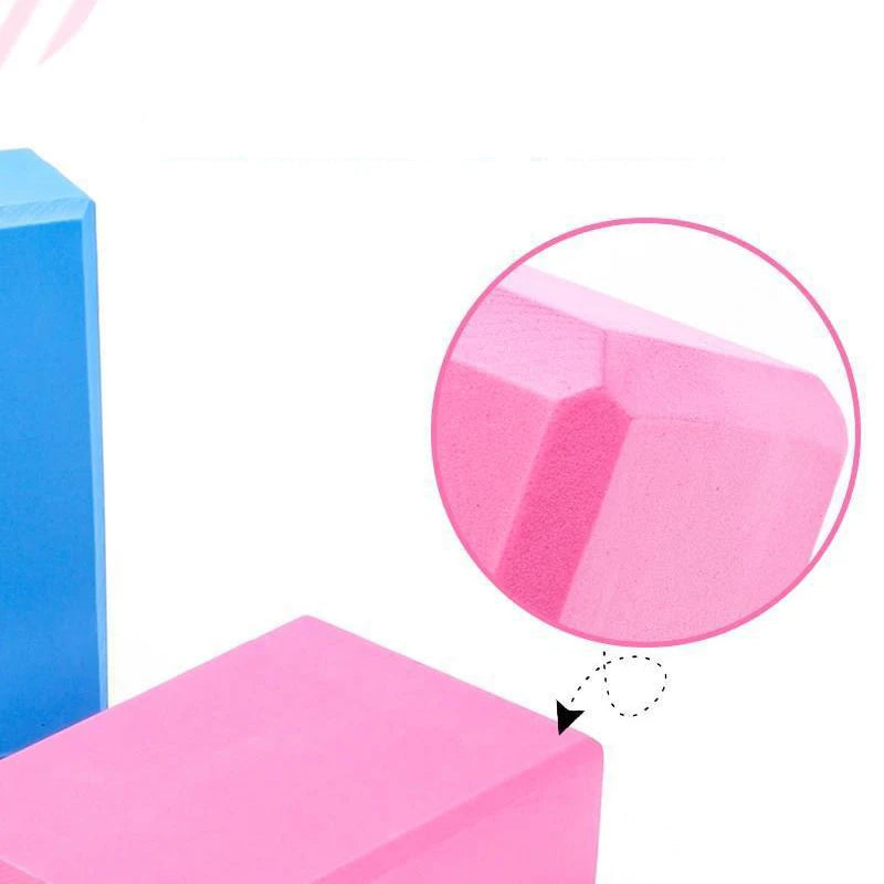 Yoga Building Blocks Cubes Pilates Bricks Reinforcement Mats Sports Yoga Supplies Exercise Home