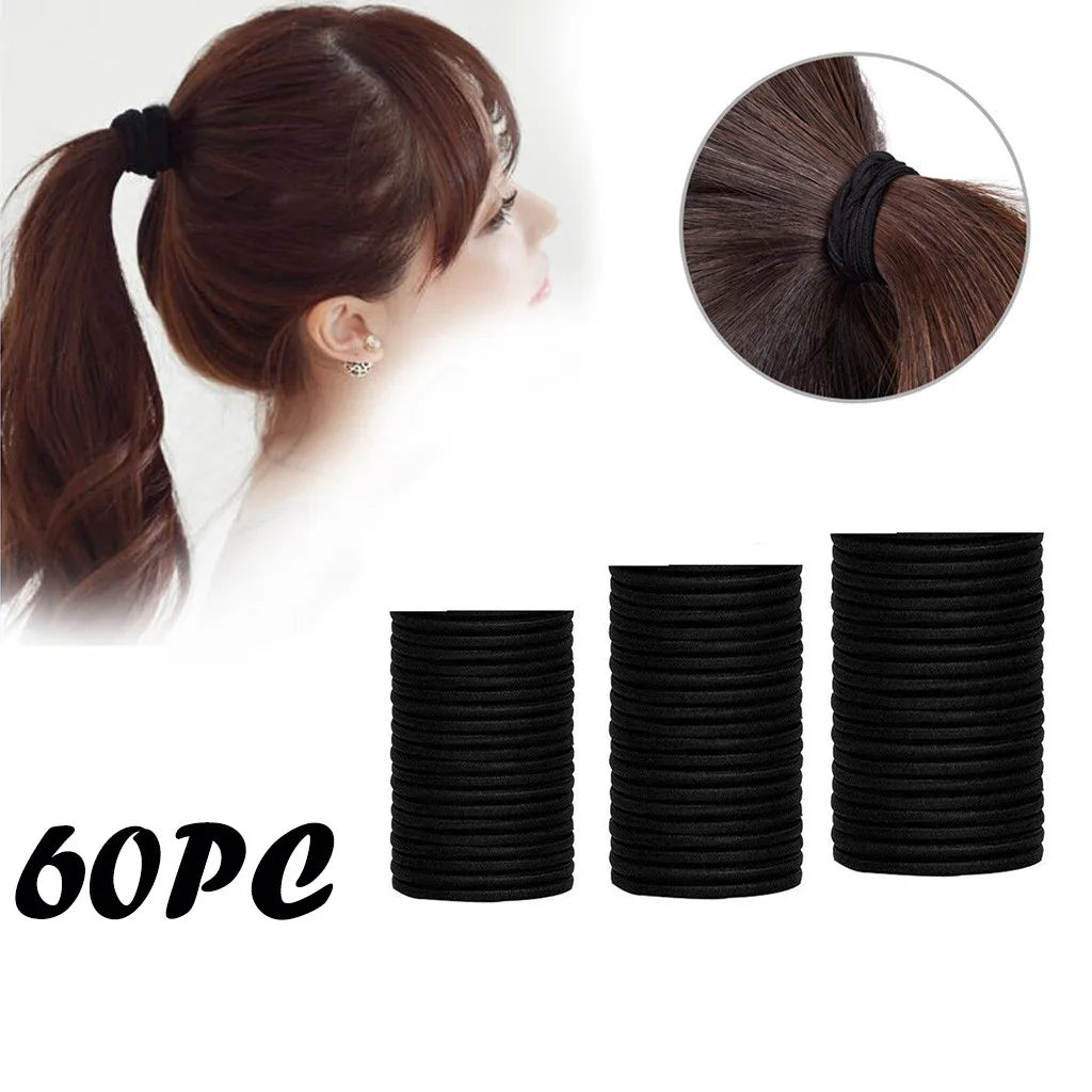 Women Girls Elastic Rubber Hairband Gum Tie Headband Hair Ring Rope Ponytail Holder Cute Hair Accessories