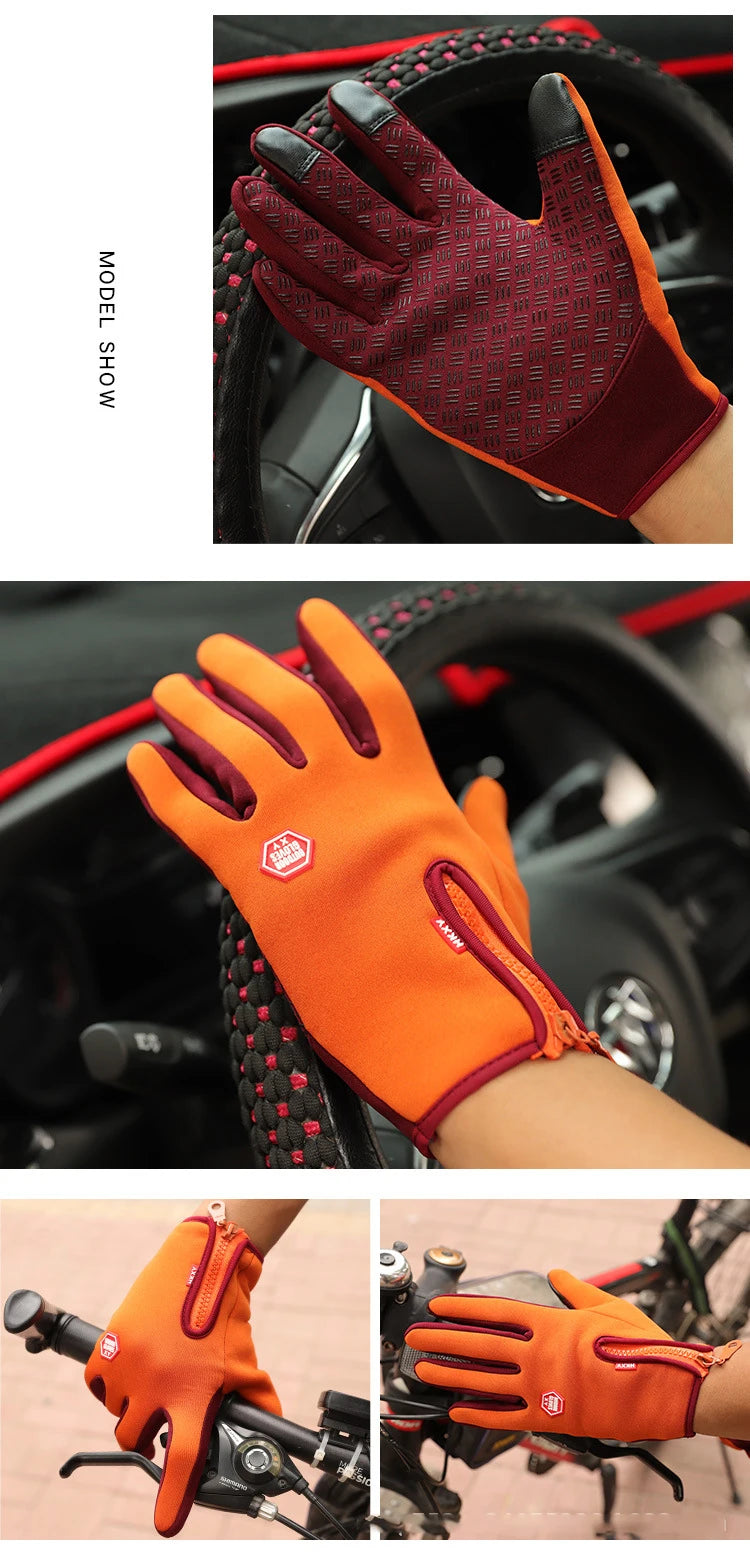 Ultimate Winter Cycling Gloves with Touchscreen Technology for Men and Women - Perfect for Outdoor Adventures!