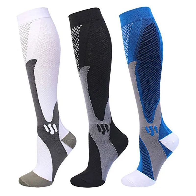 Women Compression Socks For Anti Fatigue Pain Relief 20-30 Black Compression Socks Fit For Sport Socks