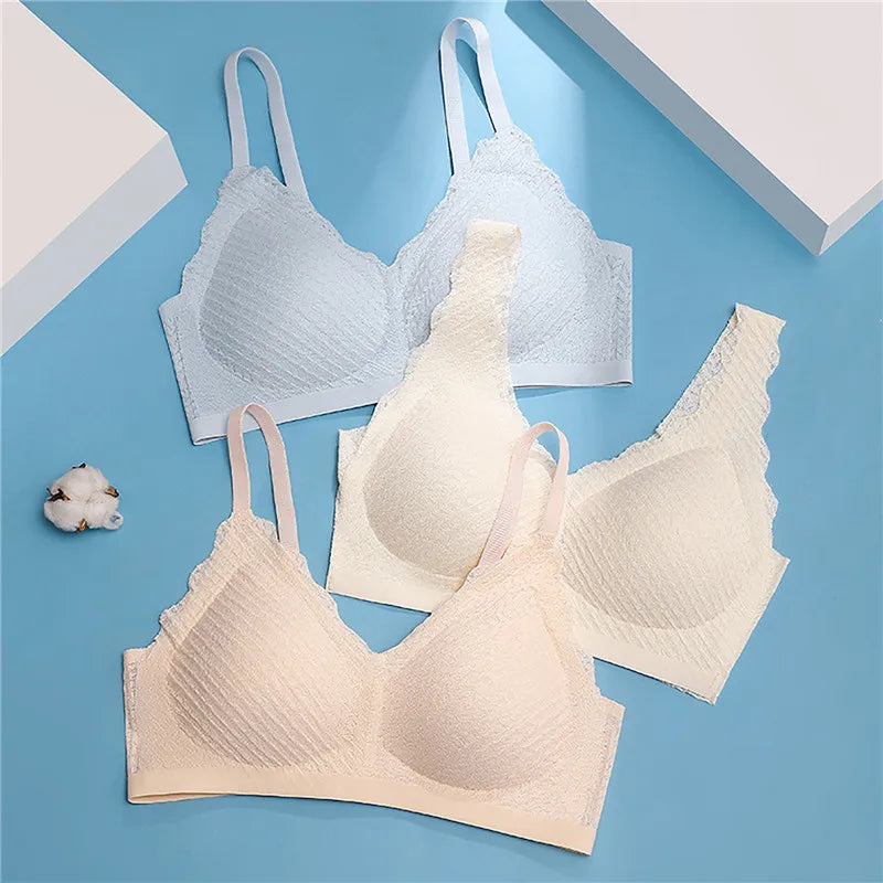 One-Piece Bra Women No Steel Ring Breathable Large Size