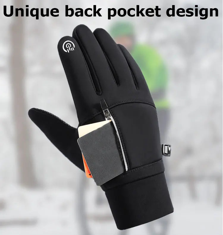 All-Weather Thermal Sports Gloves for Men & Women – Waterproof Comfort