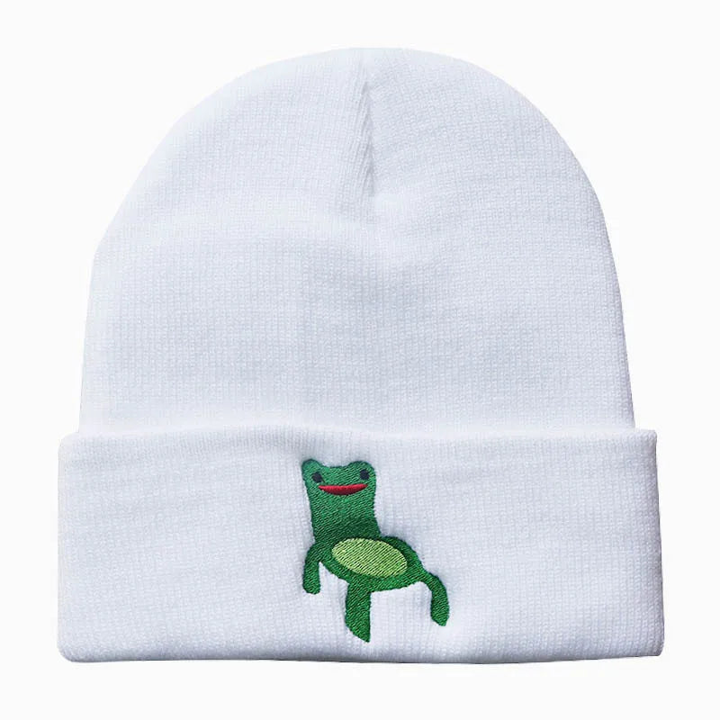 Dragon Ball Turtle Embroidery Knit Cap Autumn and Winter Wooleen Hats Pullover