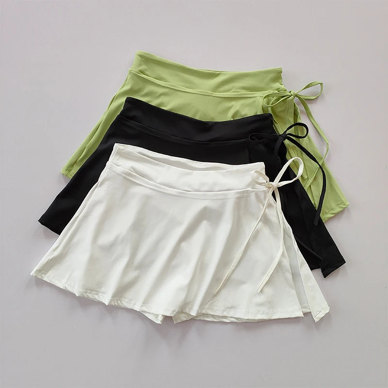 Sports Yoga Strap Skirt Pants For Outwear