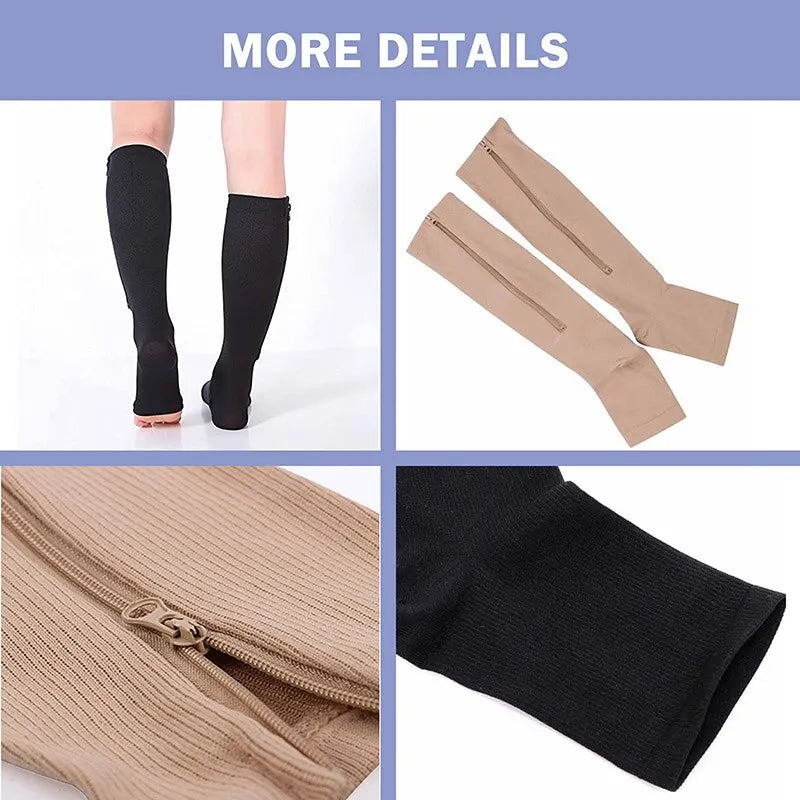 Compression Socks Women Men Pain Relief Stretchy Stockings Compression Sports Socks