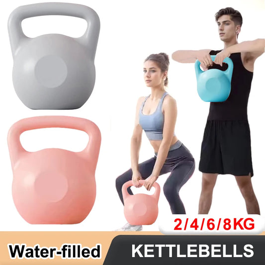 2/4/6/8kg Water Injection Kettlebell Yoga Fitness Exercise Soft Kettlebell