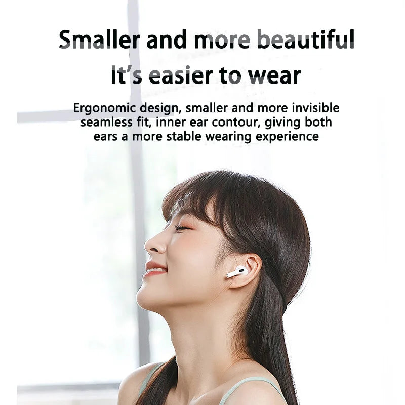 Wireless Headphones Earphone Bluetooth Waterproof Headset with Mic for Xiaomi iPhone Pro4 Earbuds