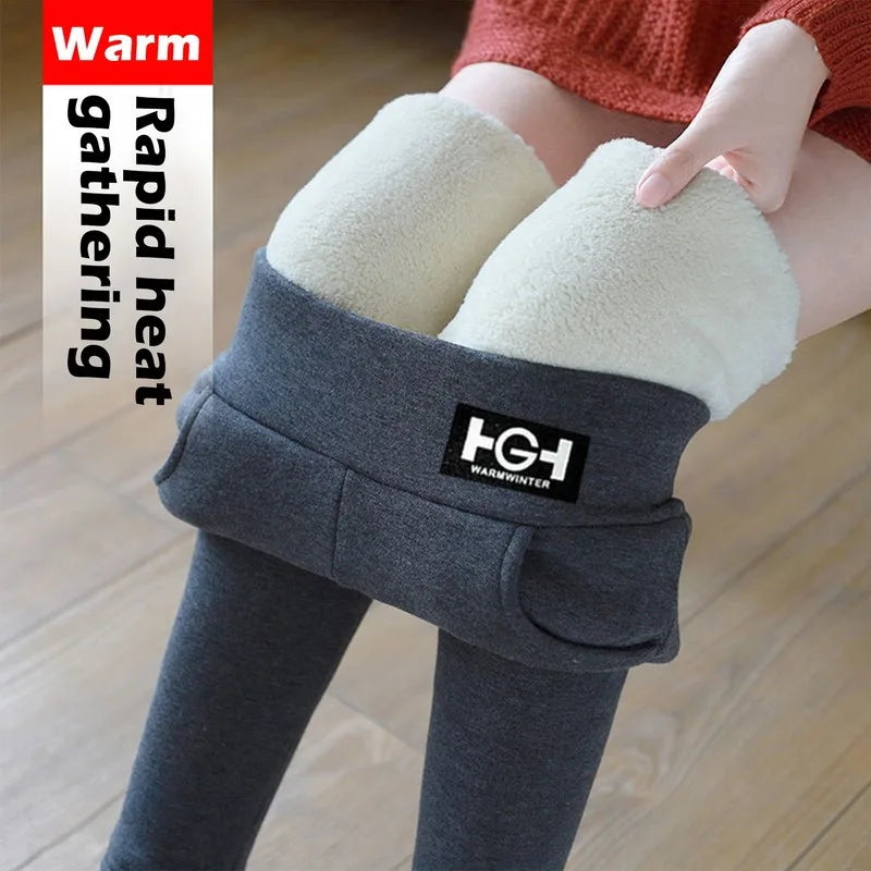 Winter Leggings Warm Skinny Leggings High Elastic Tights Women