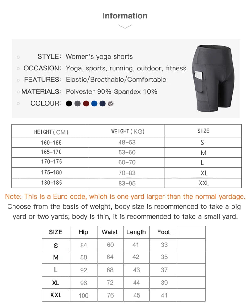 Women Yoga Shorts High Waist Workout Gym Shorts Fitness Yoga