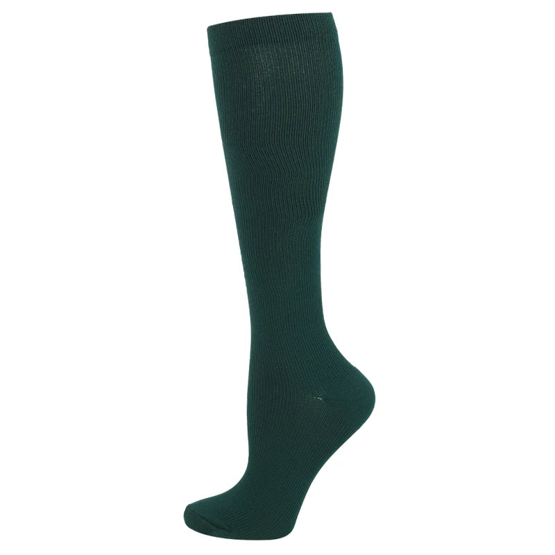 Unisex Compression Sports Socks for Hiking, Running & Training - High-Performance Elastic Support