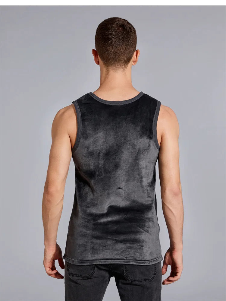 Men's Winter Thermal Shaping Large Size Male Vest Comfortable