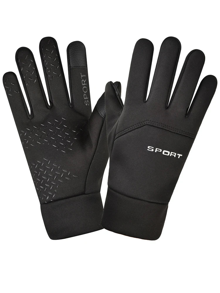 Cozy Women's Nylon Running Gloves for Winter Adventures