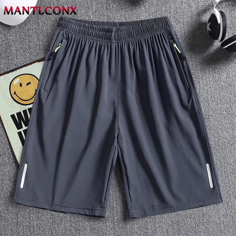 3XL Quick Dry Jogging Fitness Shorts Men Summer Sports Bottoms Thin Breathable Beach Short