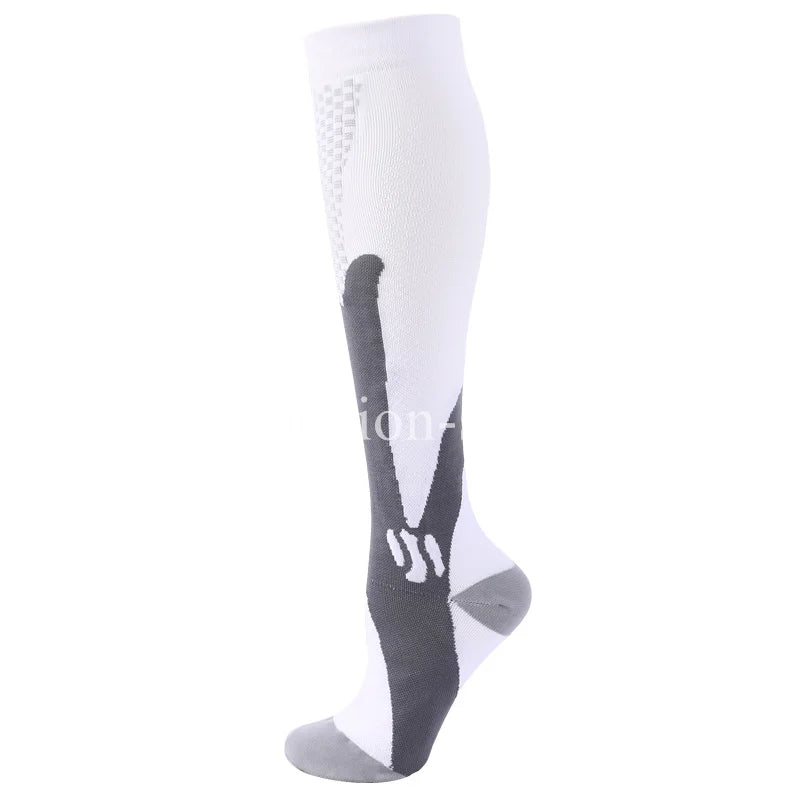 Athletic Compression Crew Socks for Men