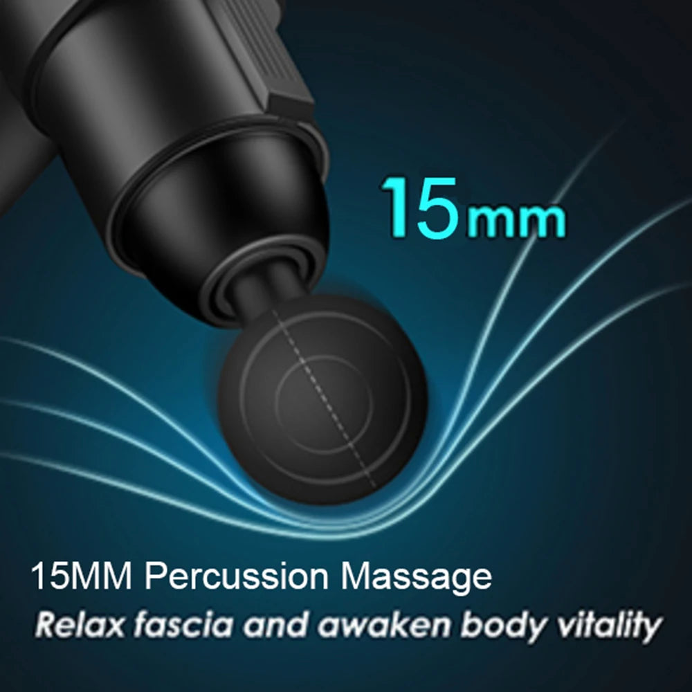 Massage Gun With Hot And Cold Compress Electric 12Head High Frequency