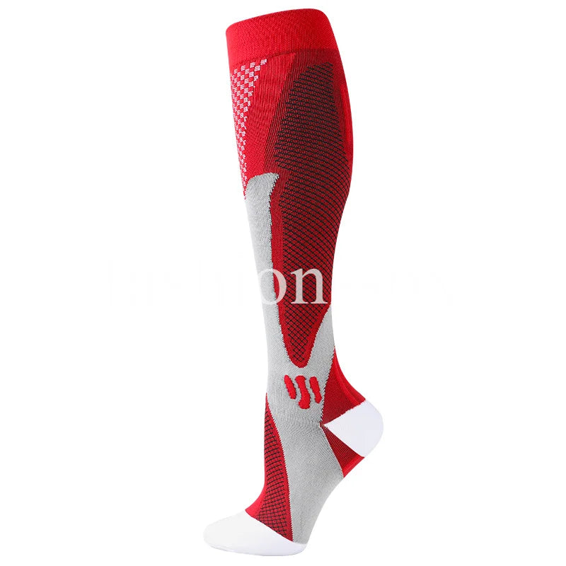 Athletic Compression Crew Socks for Men