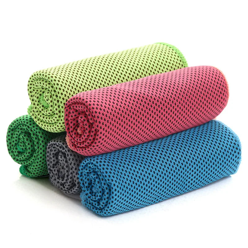 Sport Cooling Towel Microfiber Instant Cool Ice Face Towels for Gym Swimming Yoga Running 30x80cm Quick-dry Towels Cooling Cloth