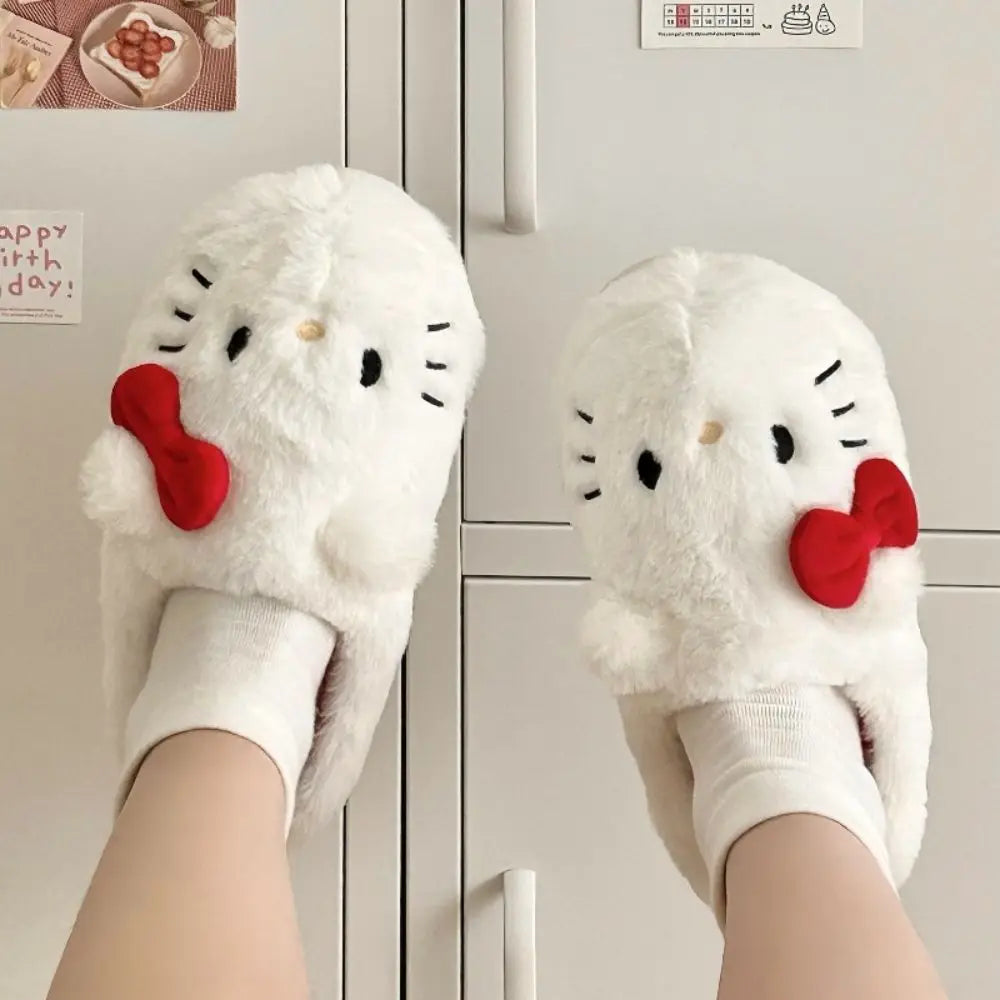 Autumn Winter Bedroom Soft Padded Plush Bedroom Adult Shoes Girls