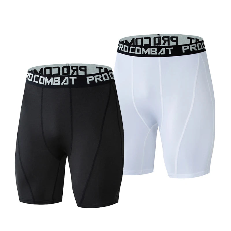 Men Bodybuilding Shorts Fitness Workout Inseam Gym Knickers Male