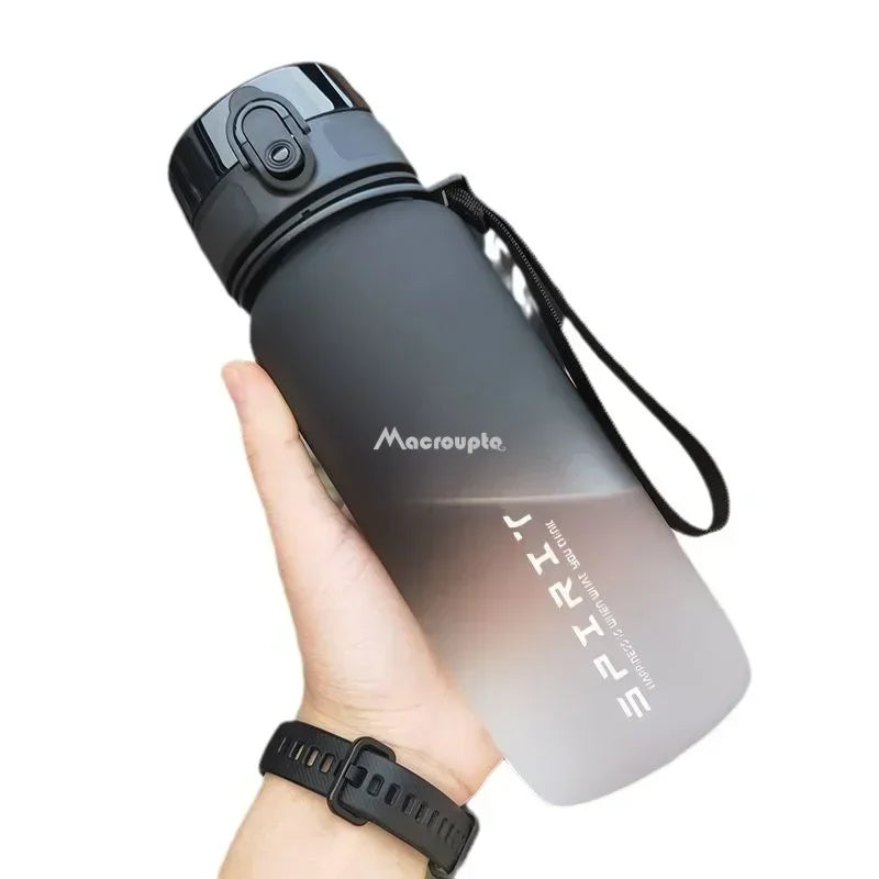 1 Liter Large Capacity Sports Water Bottle Leak Proof Colourful Plastic Cup Drinking Outdoor Travel