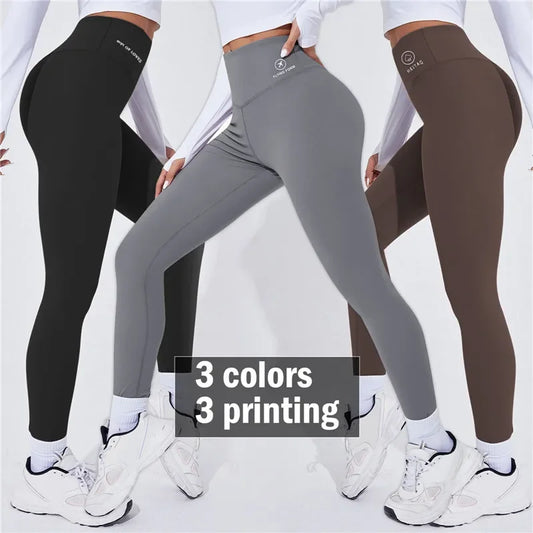 High Waist Yoga Warm Leggings Sports Tights Thermal Woman Running Pants