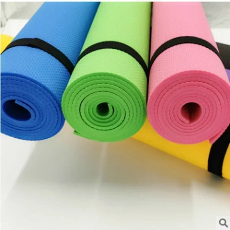 4MM Thick 173cmX61cm Yoga Mats Non-slip Exercise Mat Fitness Tasteless Pilates Workout Gym Mats