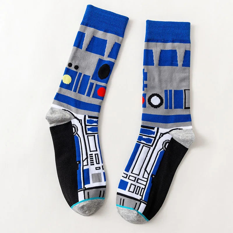 Movie Star Obi-Wan Kenobi Cosplay Socks Knight Women Socks 1pair Autumn Winter Stocking