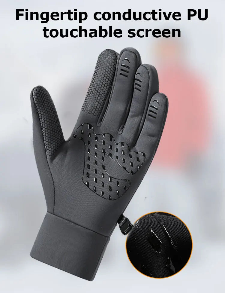 All-Weather Thermal Sports Gloves for Men & Women – Waterproof Comfort