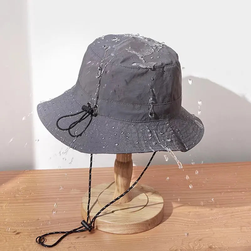 Waterproof Fisherman Hat Women Summer Sun Protection Camping Hiking Mountaineering Caps