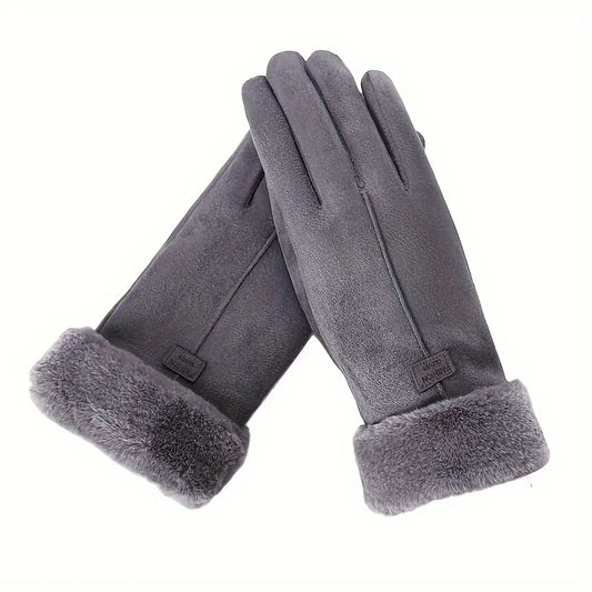 Gloves Fashion Winter Warm Skiing Outdoor Women Gloves Lady Elegant Casual Touch Screen Gloves