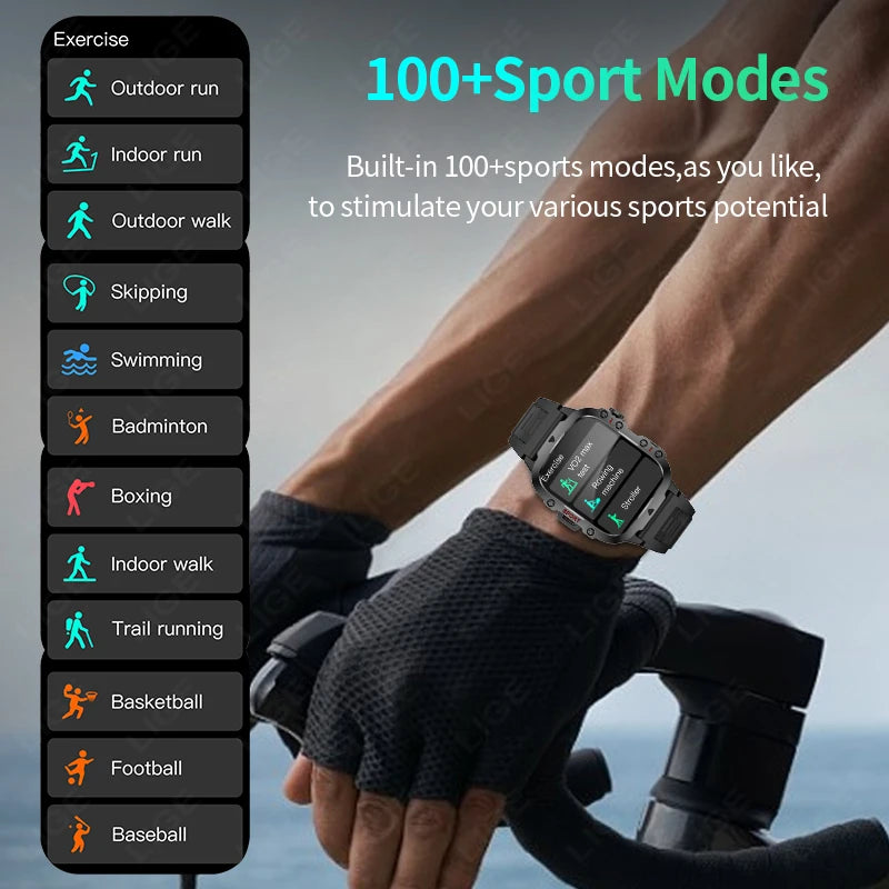 Smartwatch Bluetooth Call Sport Heart Rate Monitor Waterproof Smart Watches