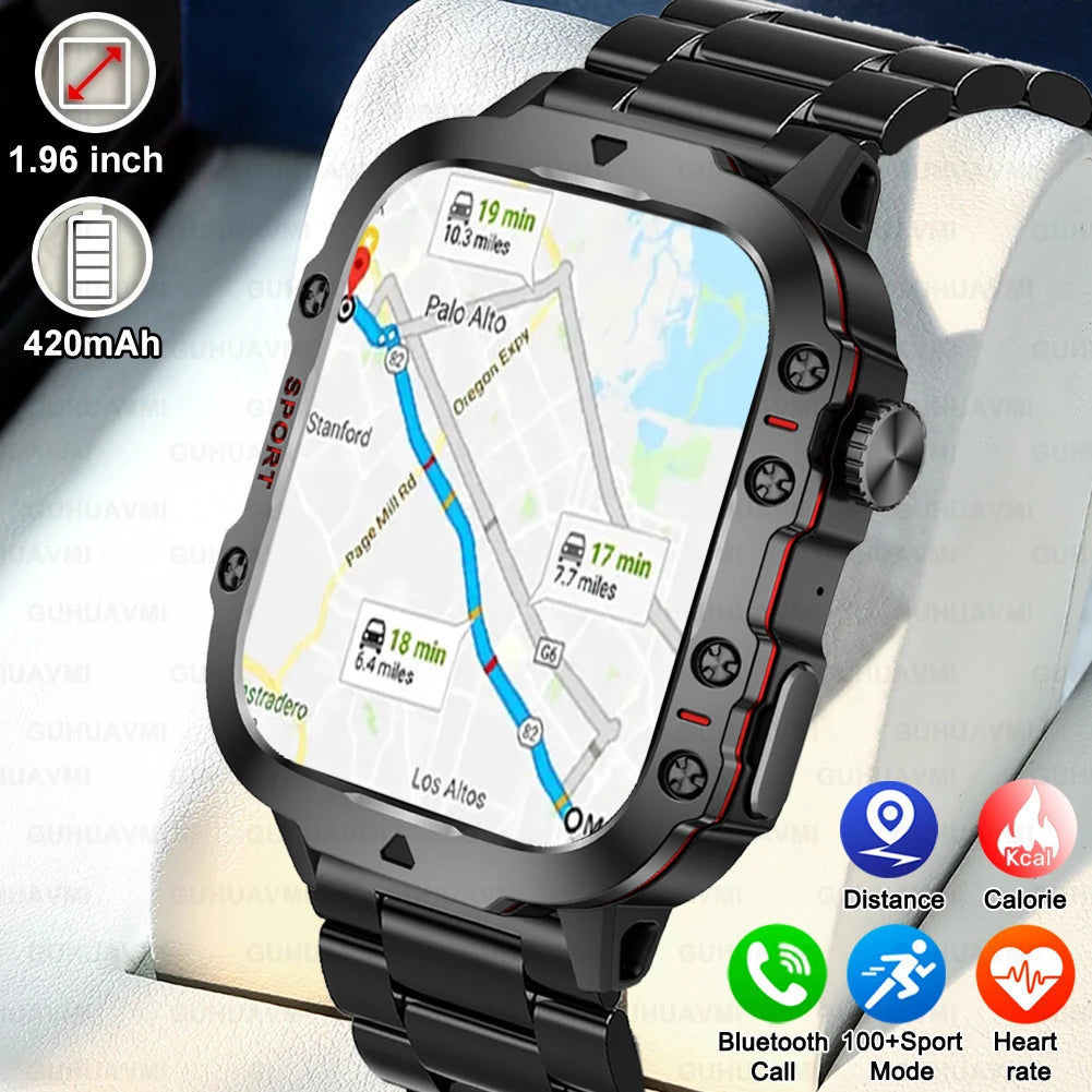 Screen Heart Rate Waterproof Outdoor Smart Watch Bluetooth Call For Xiaomi