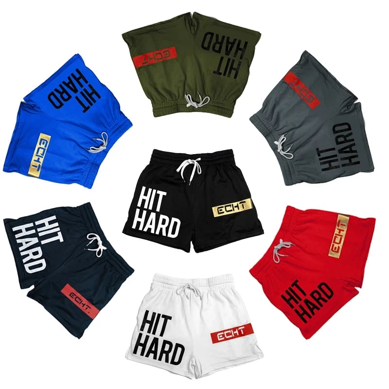 Gym Shorts Men Running Shorts Sport Homme Breathable Soft Tennis Workout