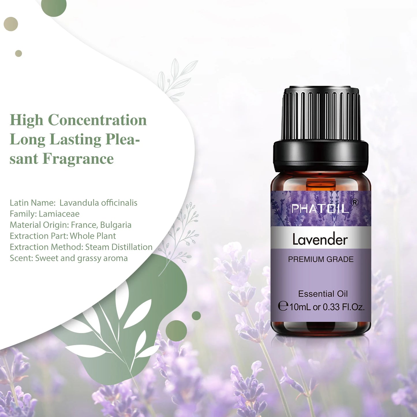 10ml Lavender Essential Oils Pure Natural for Diffuser humidifier Aromatherapy Jasmine Vanilla Aroma Oil for Skin Care