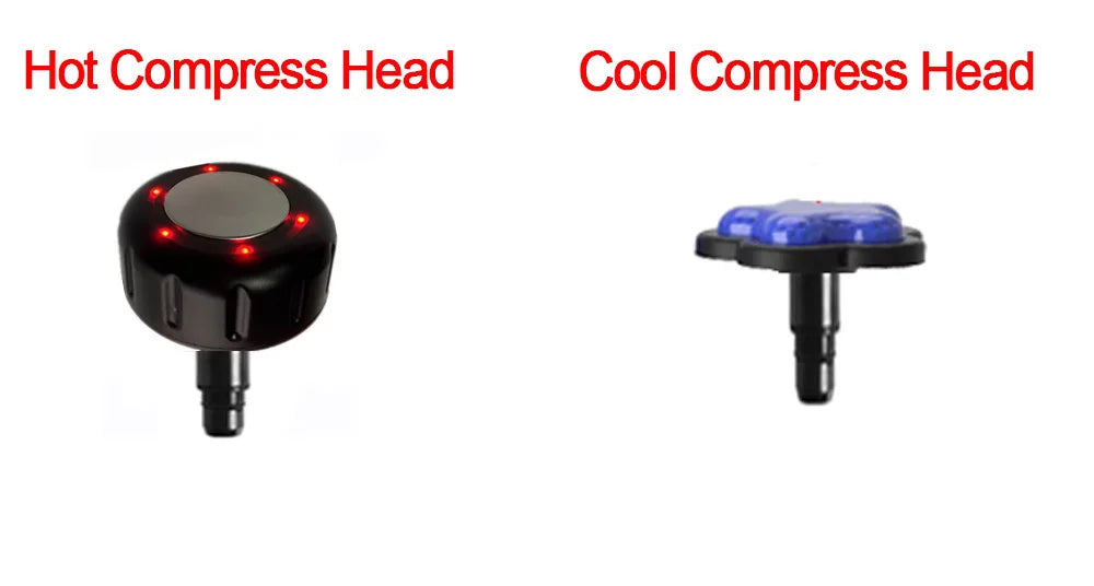 Massage Gun With Hot And Cold Compress Electric 12Head High Frequency