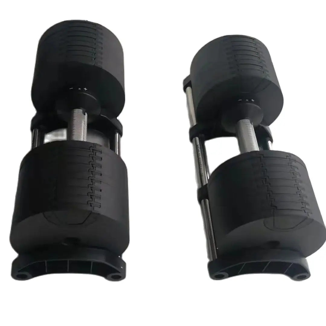 Adjustable Dumbbell Pair 2kg(5lb) or 4kg(9lb) Increase Max 45kg(100lb) Home Fitness Dumbbells