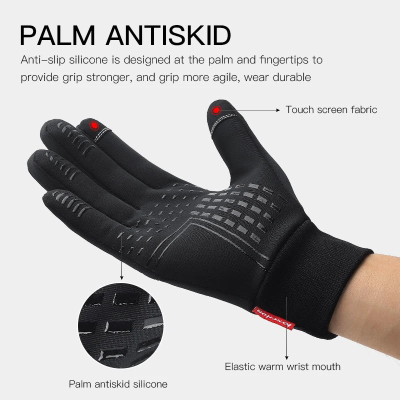 Cozy Women's Nylon Running Gloves for Winter Adventures