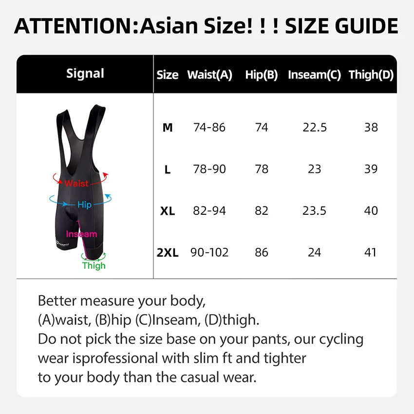 Cycling Bib Shorts 3D Gel Pad 6H Ride Men Cycling Shorts MTB Road