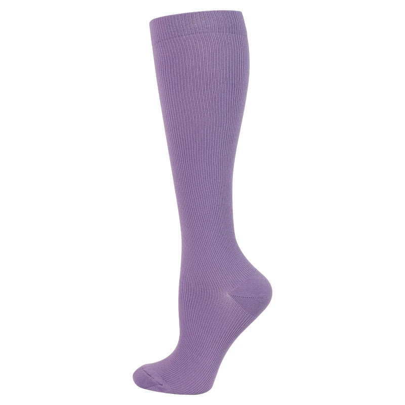 Unisex Compression Sports Socks for Hiking, Running & Training - High-Performance Elastic Support