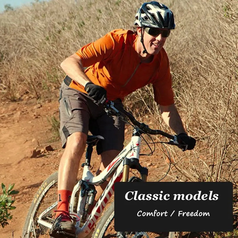 Mountain Bike Shorts Multi-Pockets Breathable Loose Riding Road MTB Shorts