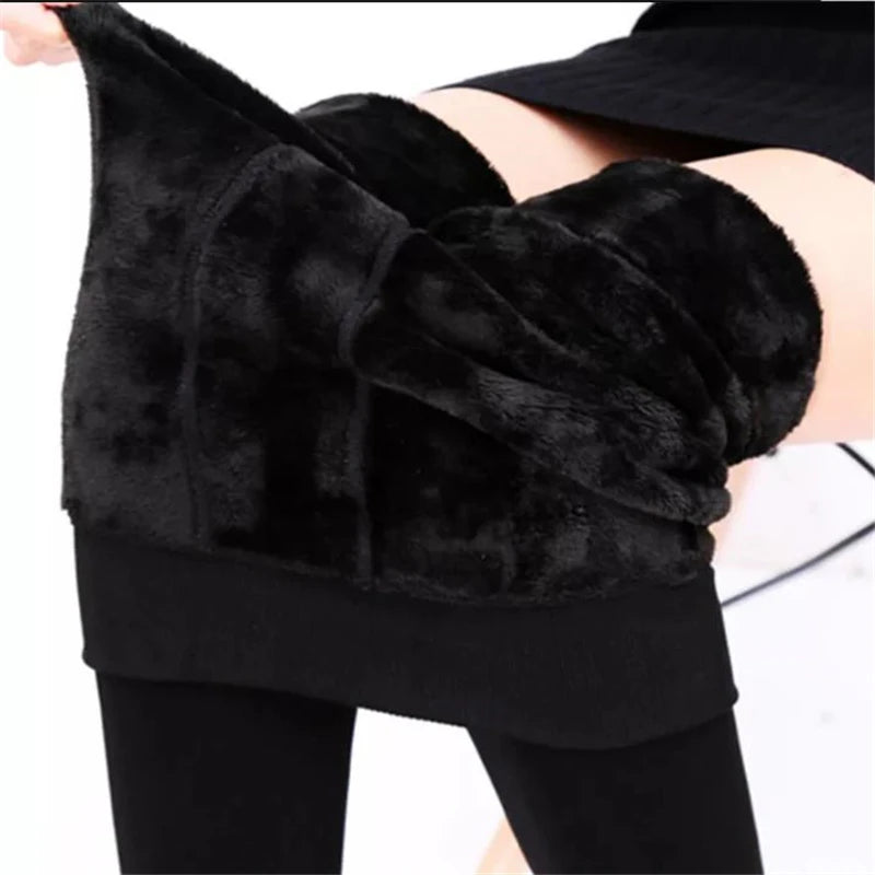 Winter Leggings For Women Warm Leggings Solid