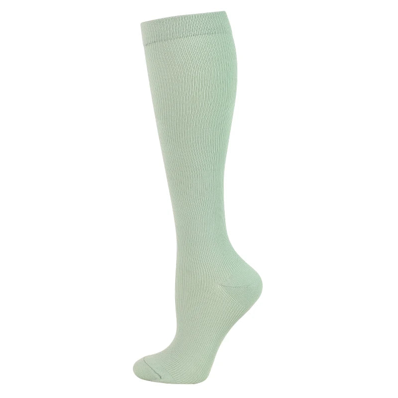 Unisex Compression Sports Socks for Hiking, Running & Training - High-Performance Elastic Support