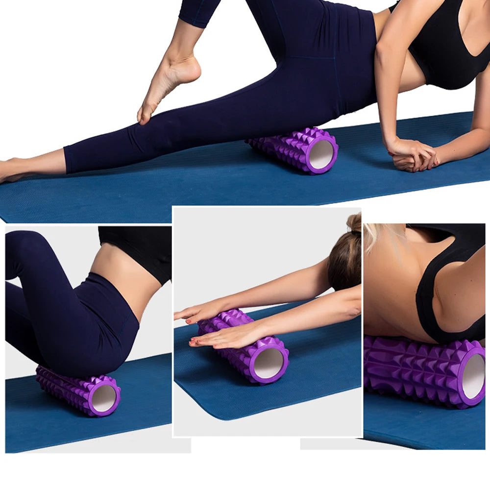 30cm Yoga Column Gym Fitness Pilates Foam Roller Exercise Back Massage Roller Yoga Brick