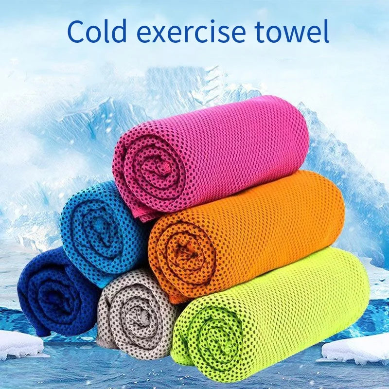 Sport Cooling Towel Microfiber Instant Cool Ice Face Towels for Gym Swimming Yoga Running 30x80cm Quick-dry Towels Cooling Cloth