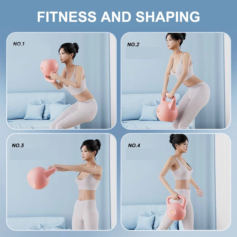 2/4/6/8kg Water Injection Kettlebell Yoga Fitness Exercise Soft Kettlebell