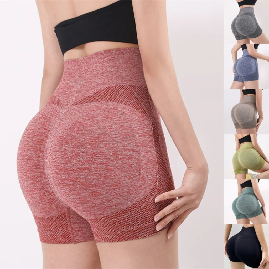 Women Yoga Shorts High Waist Workout Shorts Fitness Yoga Lift